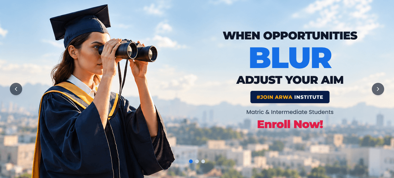 When opportunities blur, adjust your aim — Join ARWA Institute