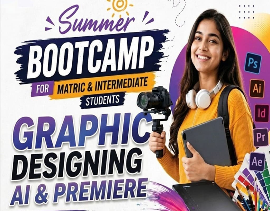 Graphic Designing, AI & Premiere
